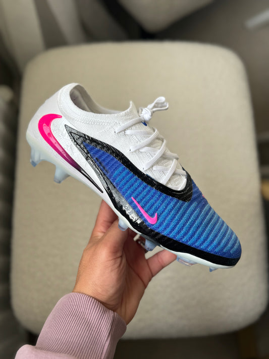 Nike Phantom 6 Elite FG - White / Blue