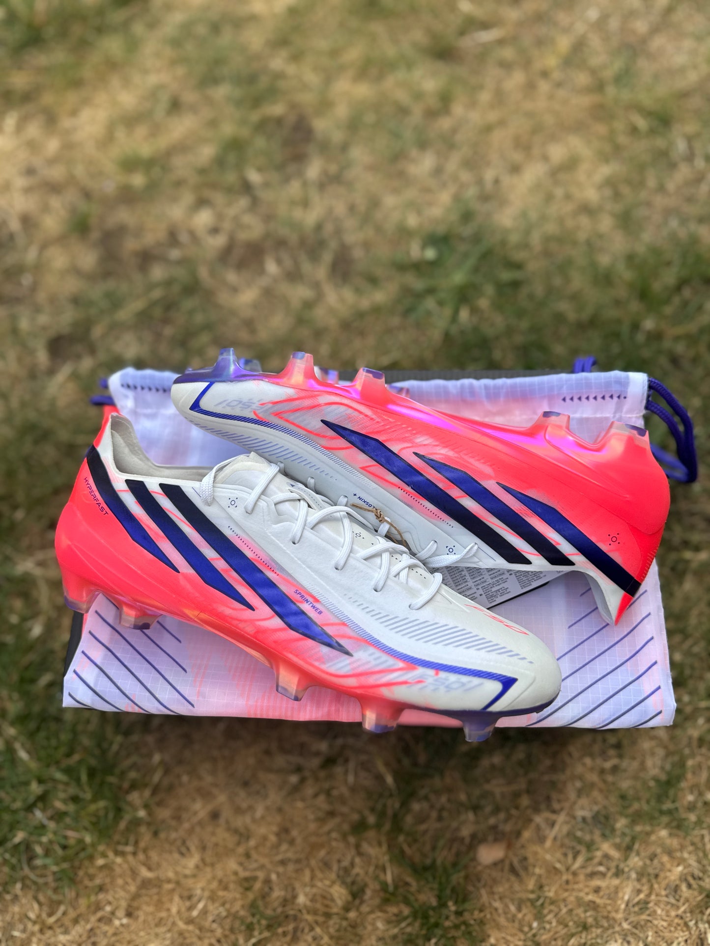 Adidas F50 Hyperfast Elite FG - White / Pink