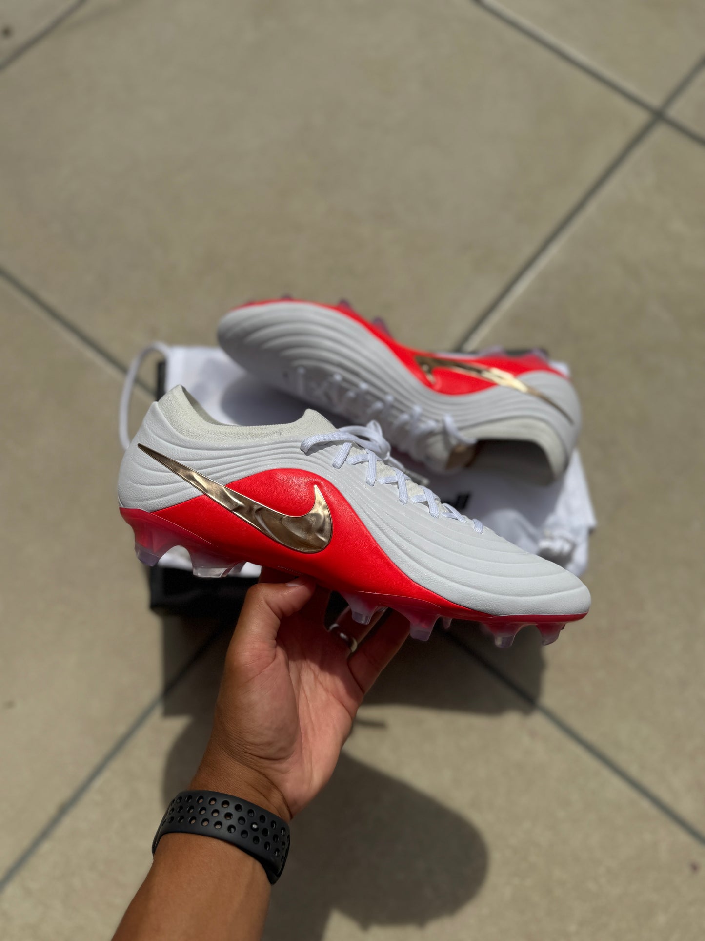 Nike Tiempo Maestro Elite FG - White / Red
