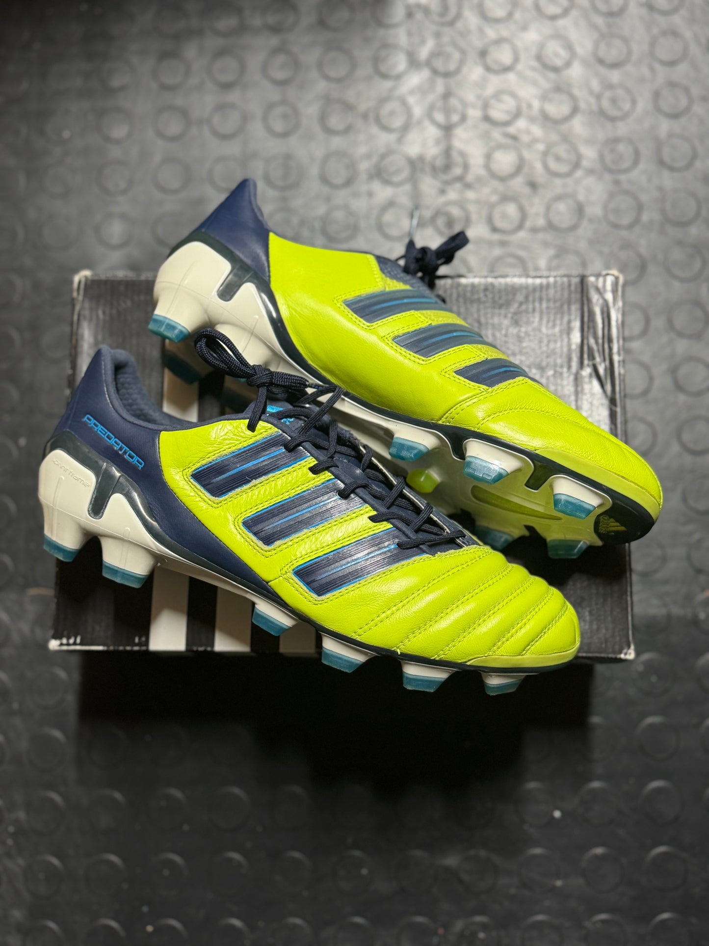 Adidas Predator Adipower FG - Yellow / Blue