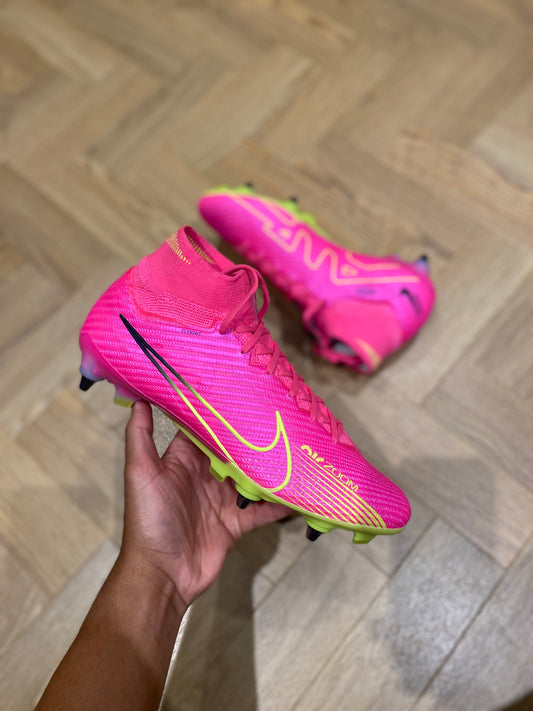 Nike Zoom Mercurial Superfly 9 Elite SG-Pro - Pink / Yellow