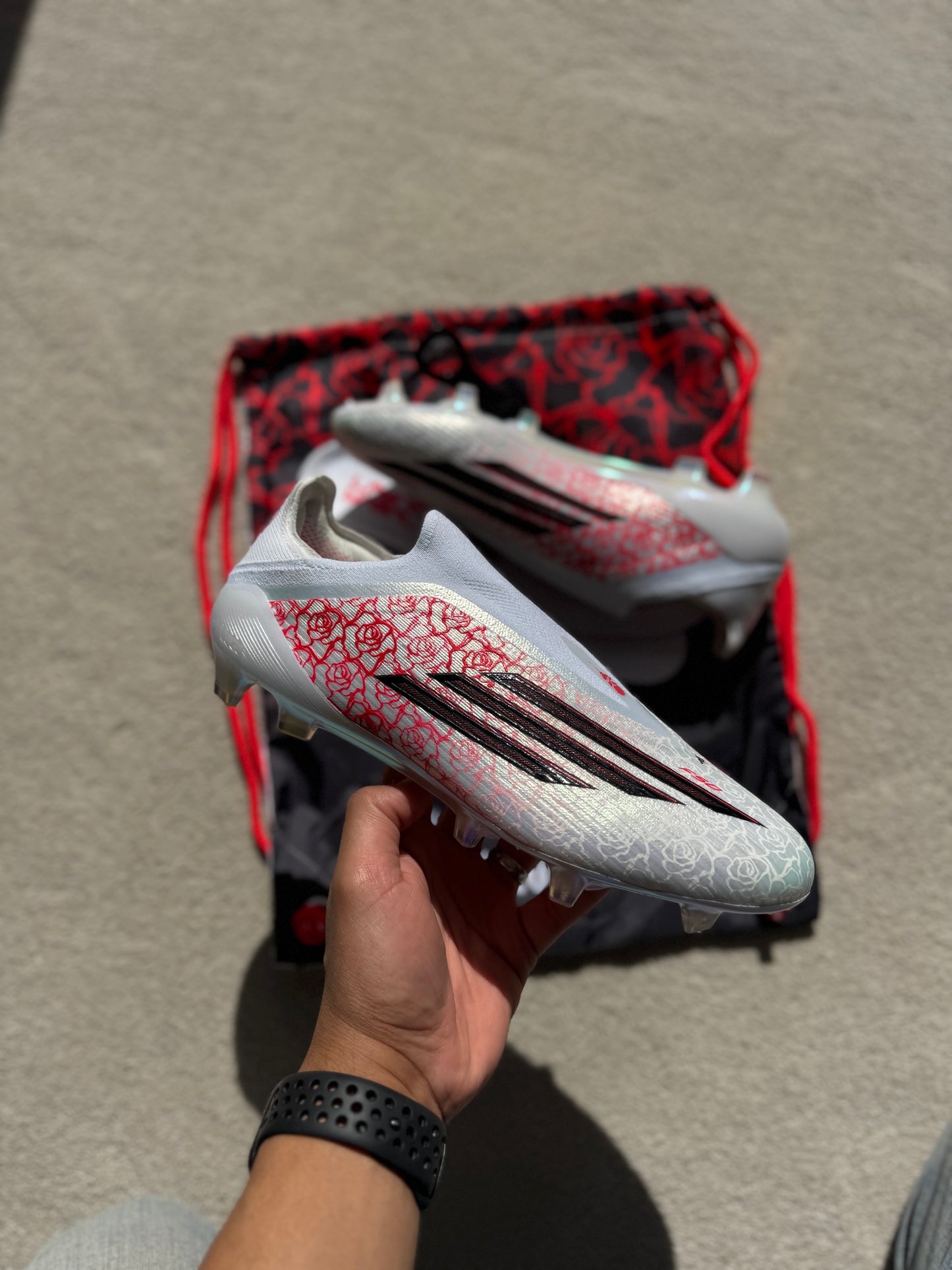 Adidas F50 Elite ‘Heartbreaker’ FG Lamine Yamal - White / Red