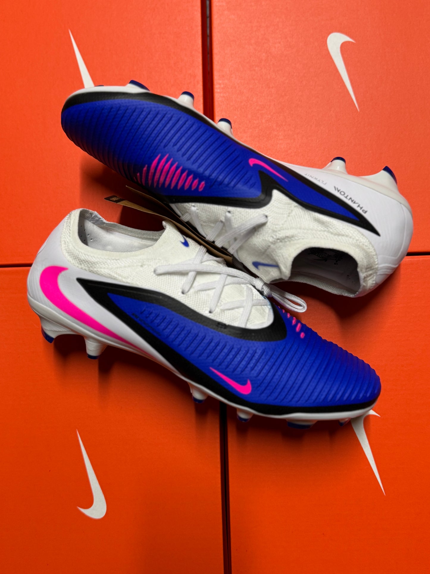 Nike Phantom 6 Pro FG - White / Blue