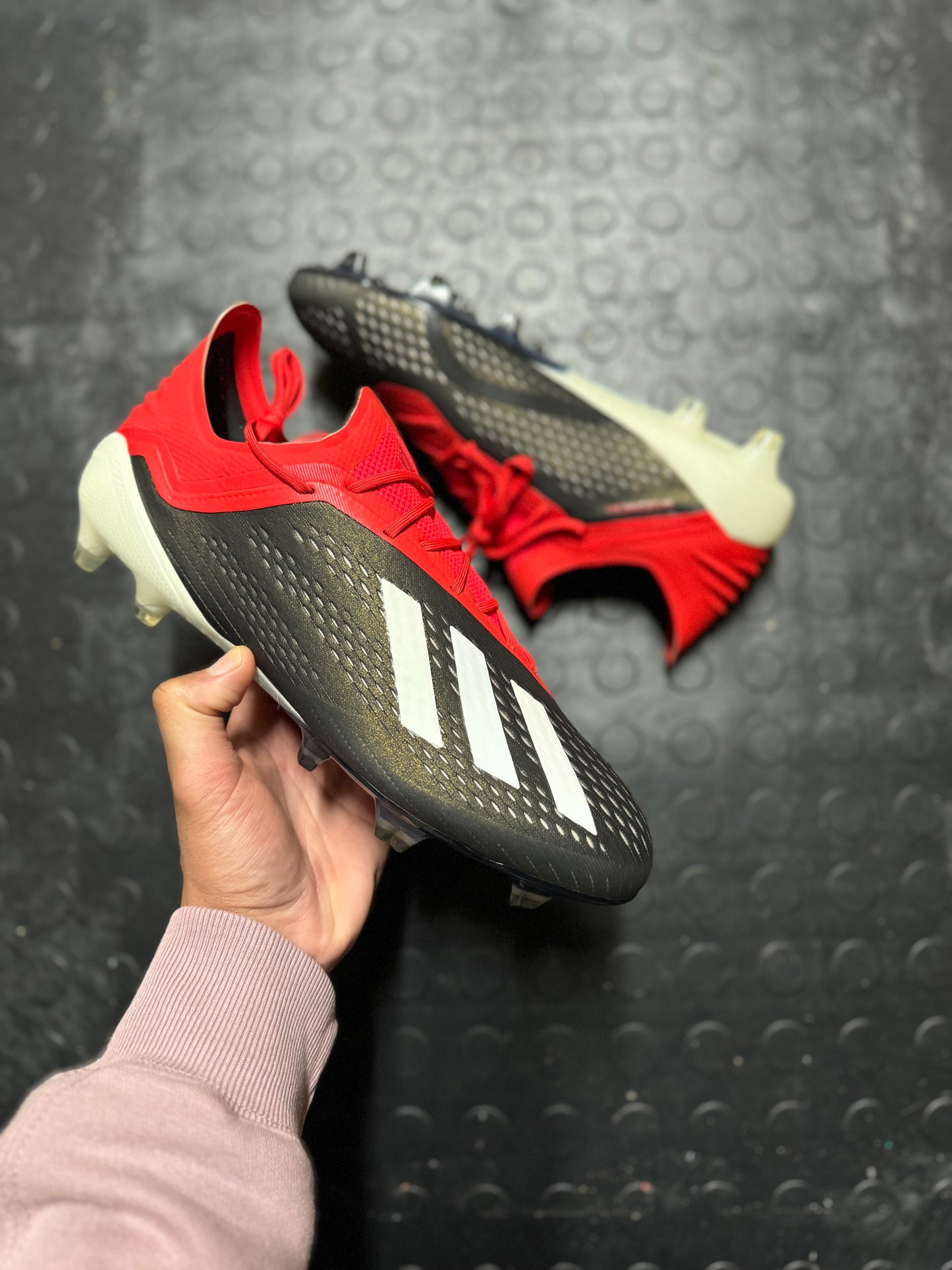 Adidas X 18.1 FG - Black / Red