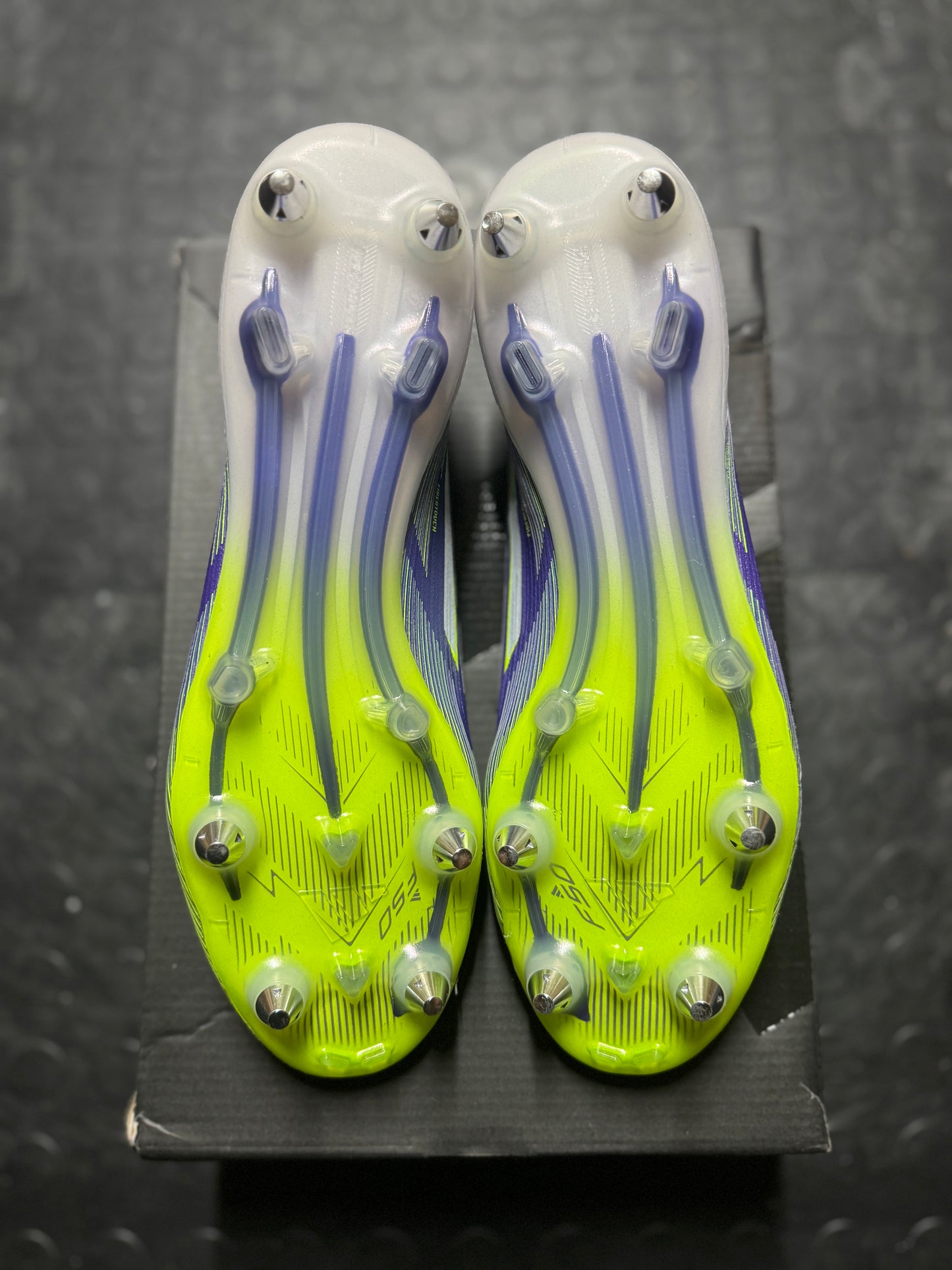 Adidas F50 Elite Laceless SG - Purple / Green