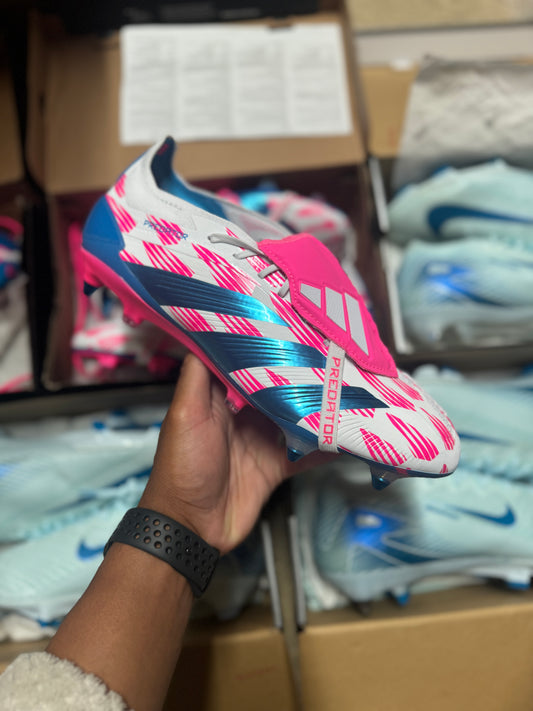 Adidas Predator Elite FT SG - White / Pink / Blue