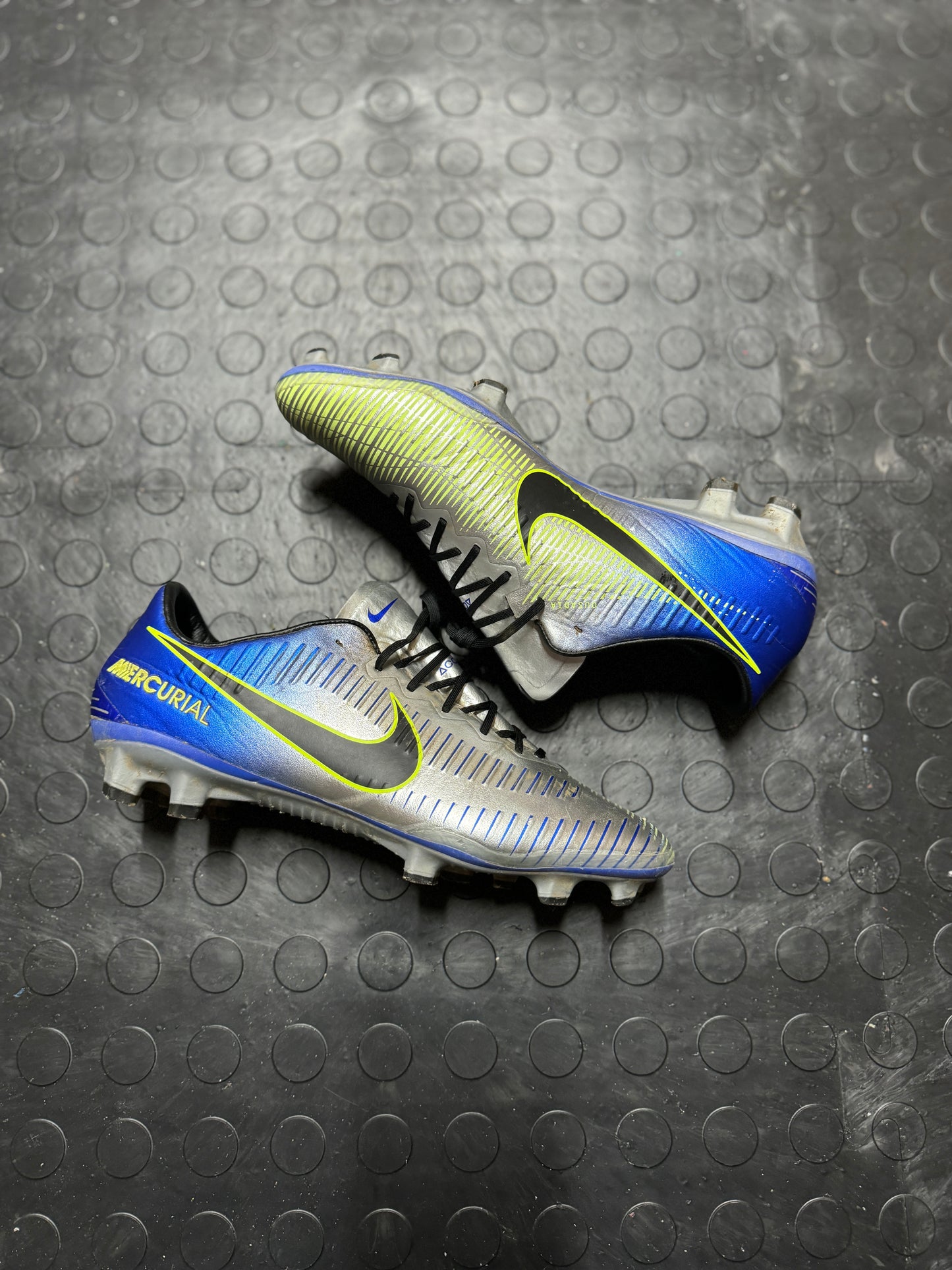 Nike Mercurial Vapor 11 ‘NJR’ Elite FG - Silver / Blue