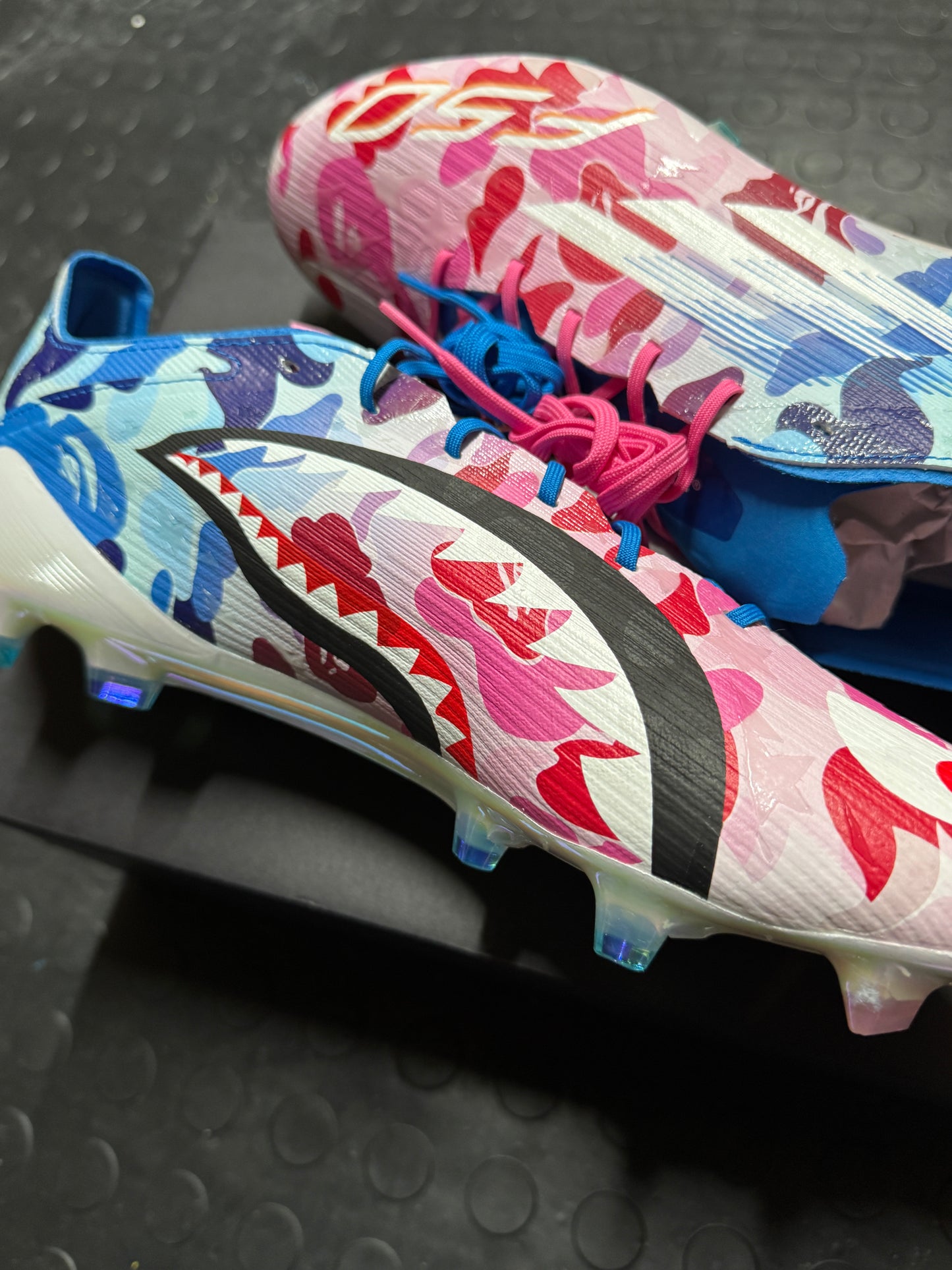 Adidas F50 Elite FG X Bape - Pink / Blue