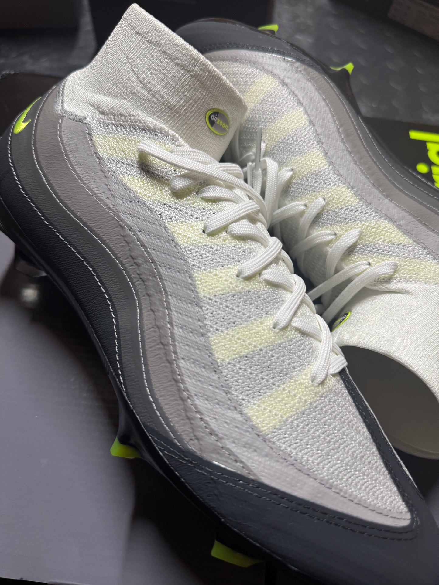 Nike Zoom Mercurial Superfly 10 Elite x Air Max 95 - White / Grey / Green