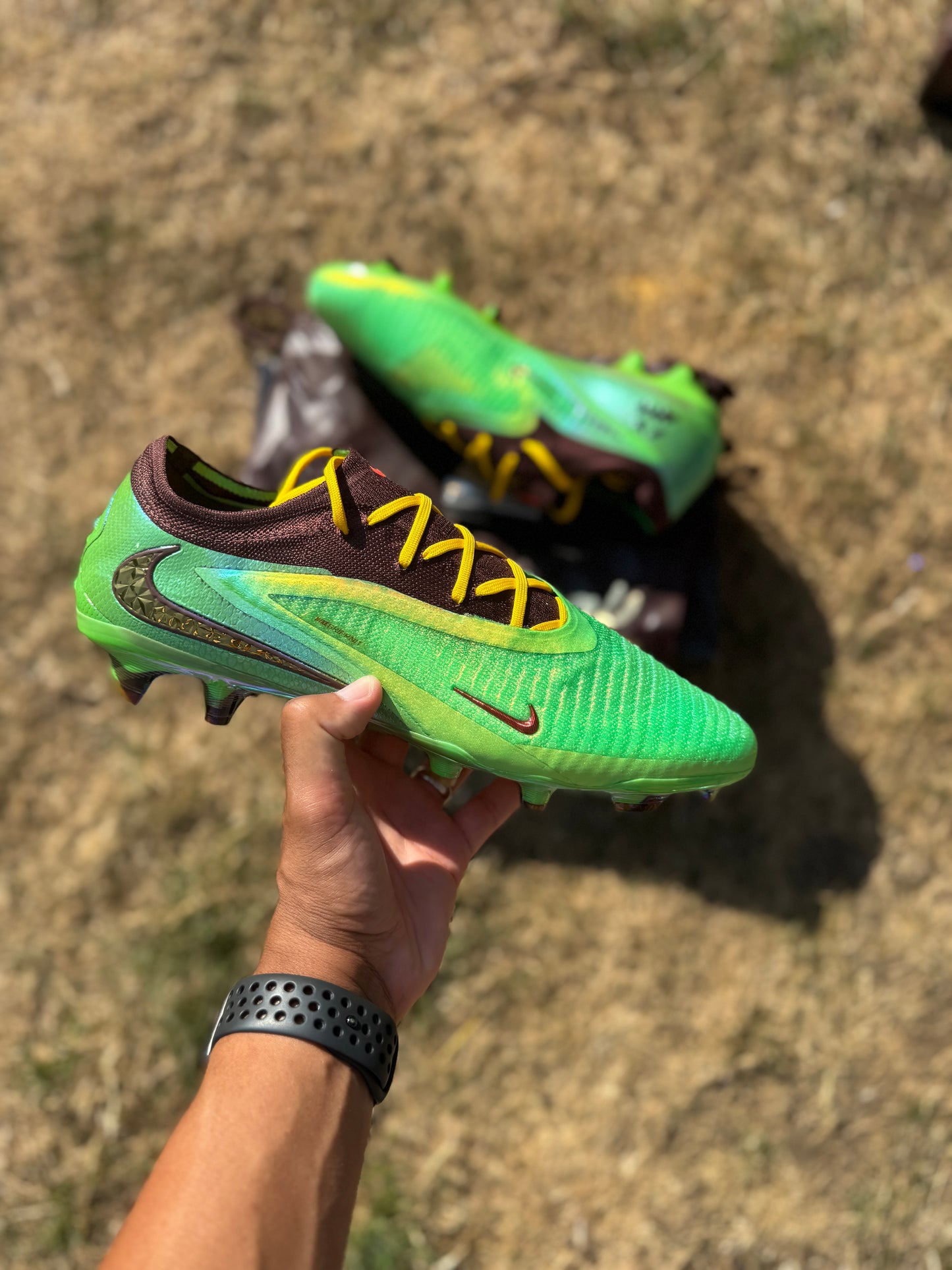 Nike Phantom 6 Elite x Travis Scott FG - Green / Brown
