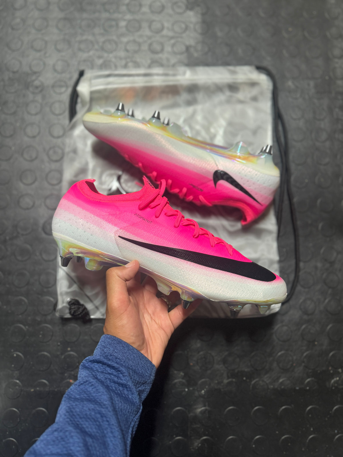 Nike Mercurial Vapor 17 Elite Sg-Pro - Pink / White