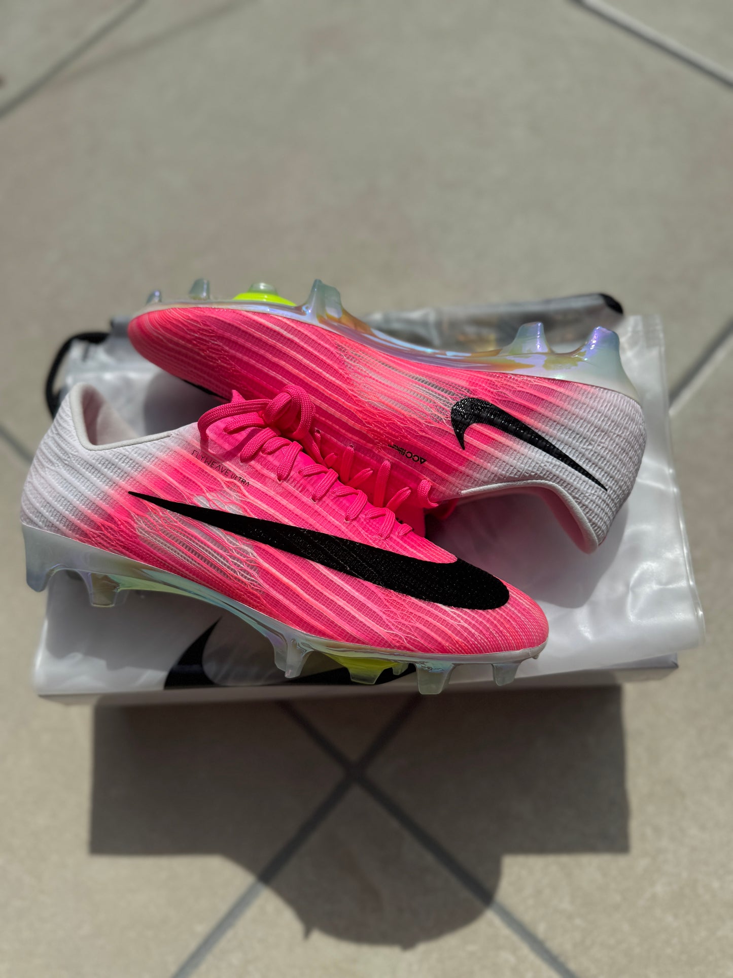 Nike Mercurial Superfly 11 Elite FG  - Pink / White
