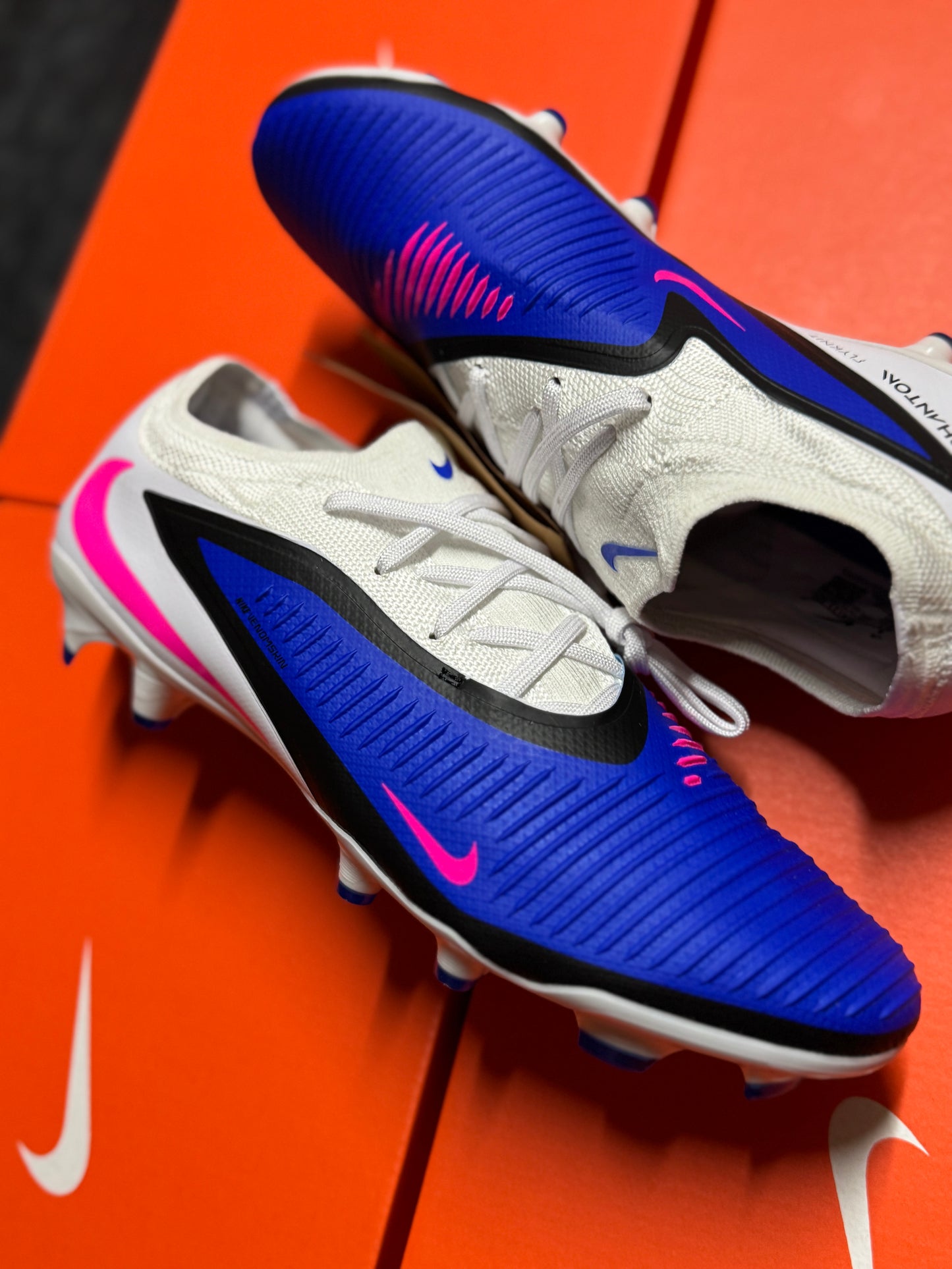 Nike Phantom 6 Pro FG - White / Blue