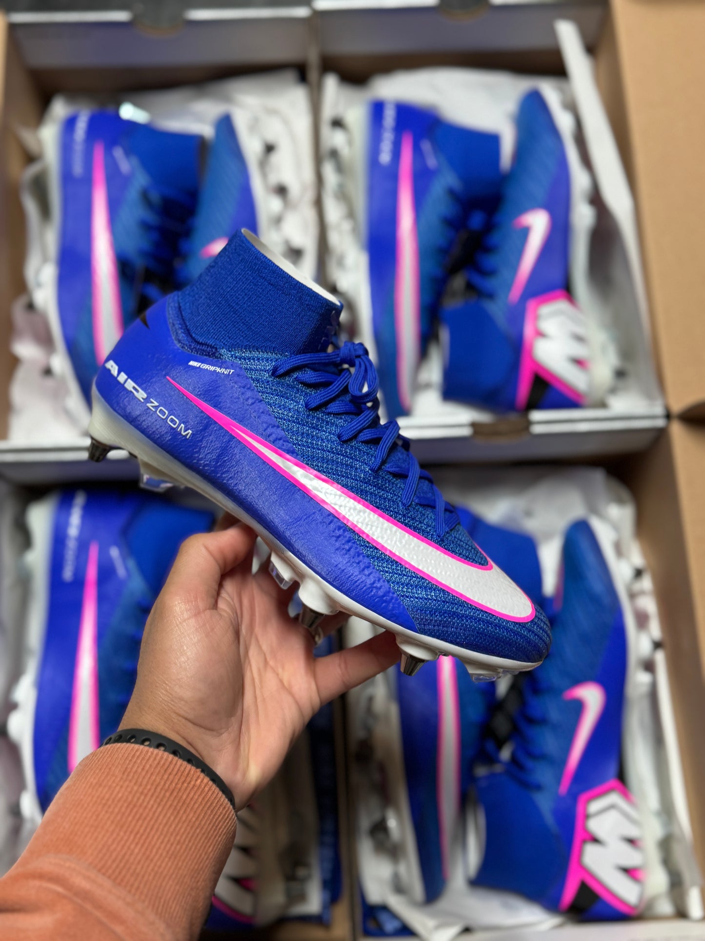 Nike Mercurial Superfly 10 Elite SG-Pro - Blue / White
