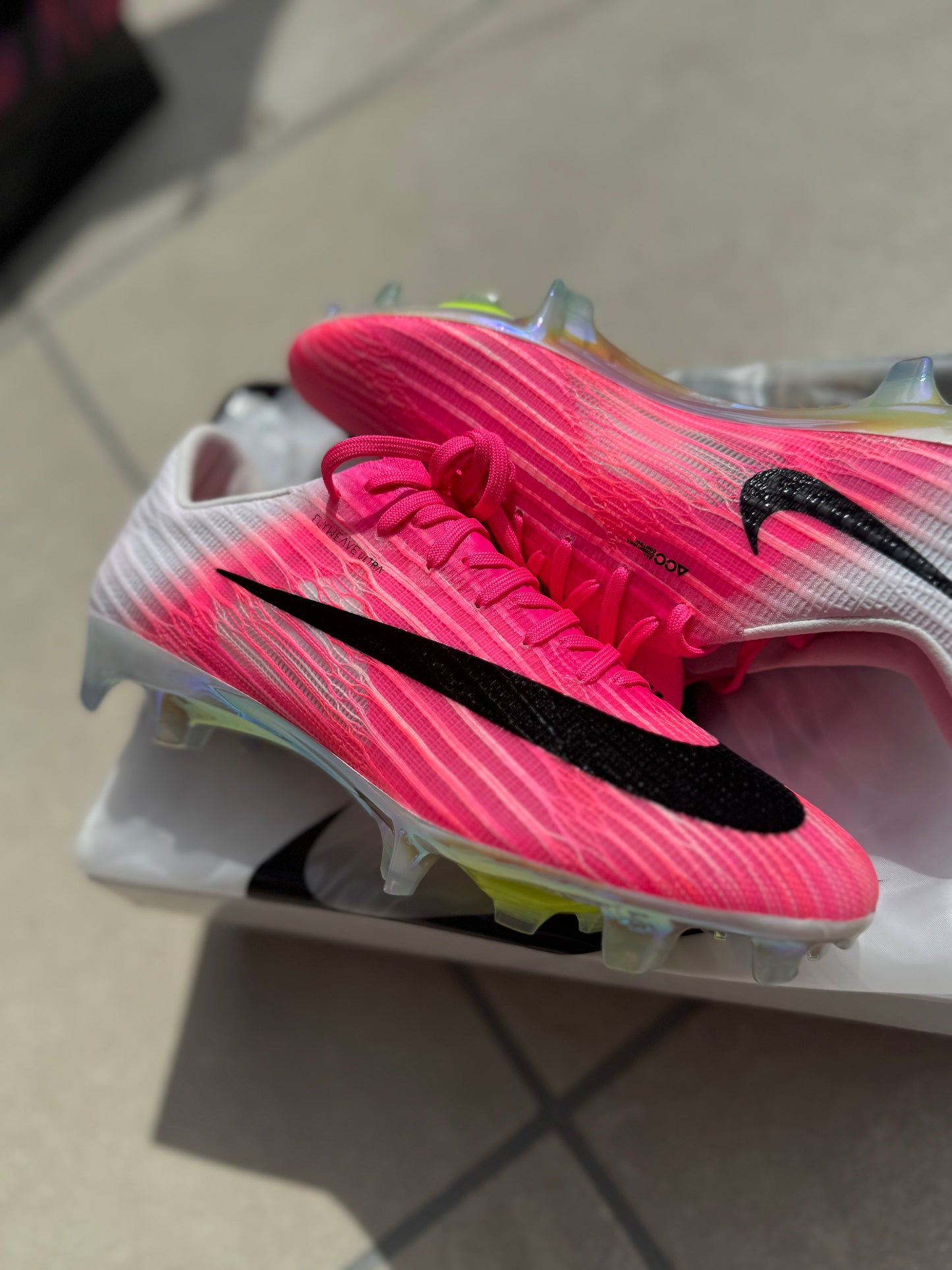 Nike Mercurial Superfly 11 Elite FG  - Pink / White