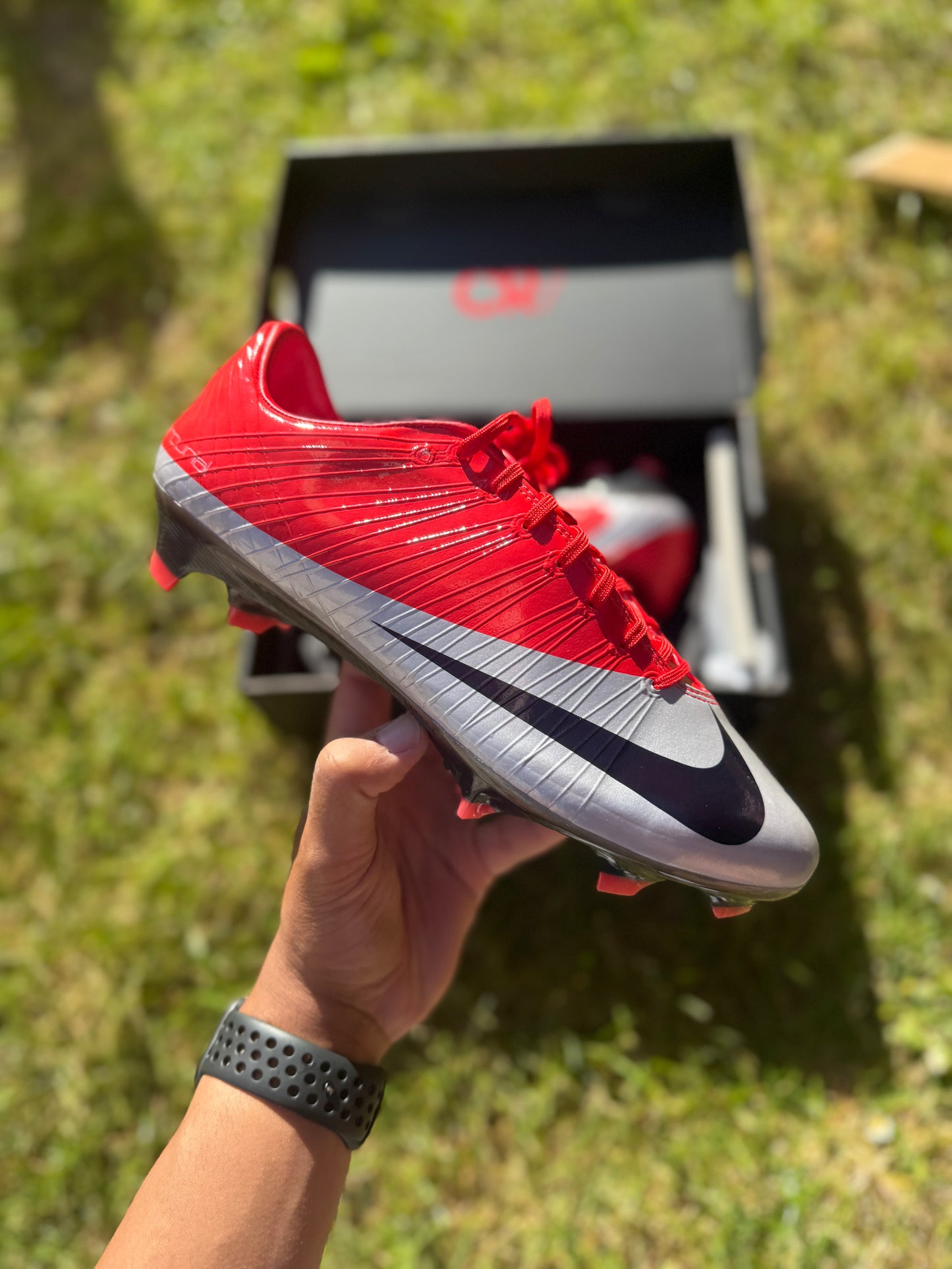 Nike Mercurial Superfly RGN SE FG - Red / Silver