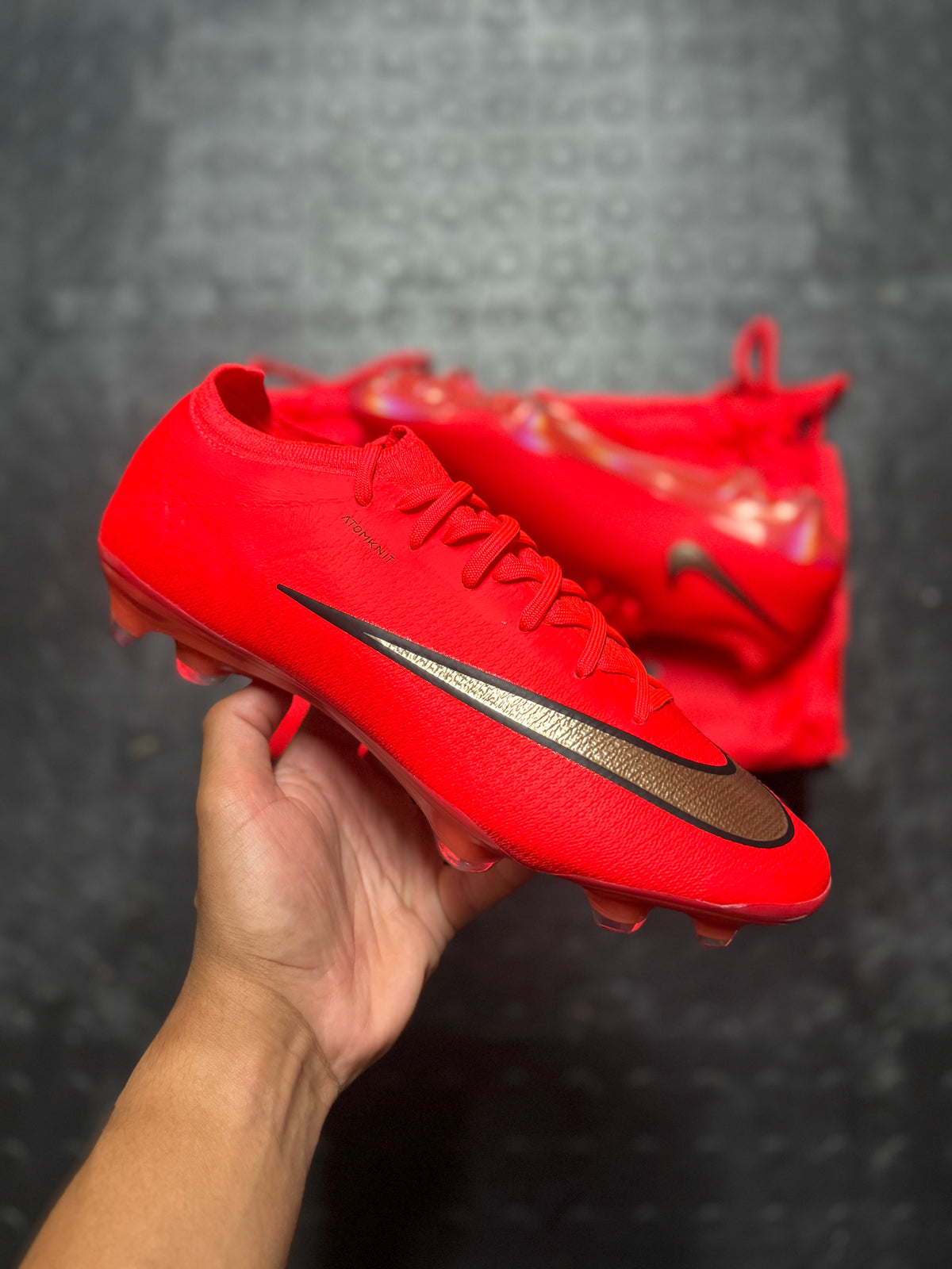 Nike Mercurial Vapor 17 Elite FG - Red /Gold