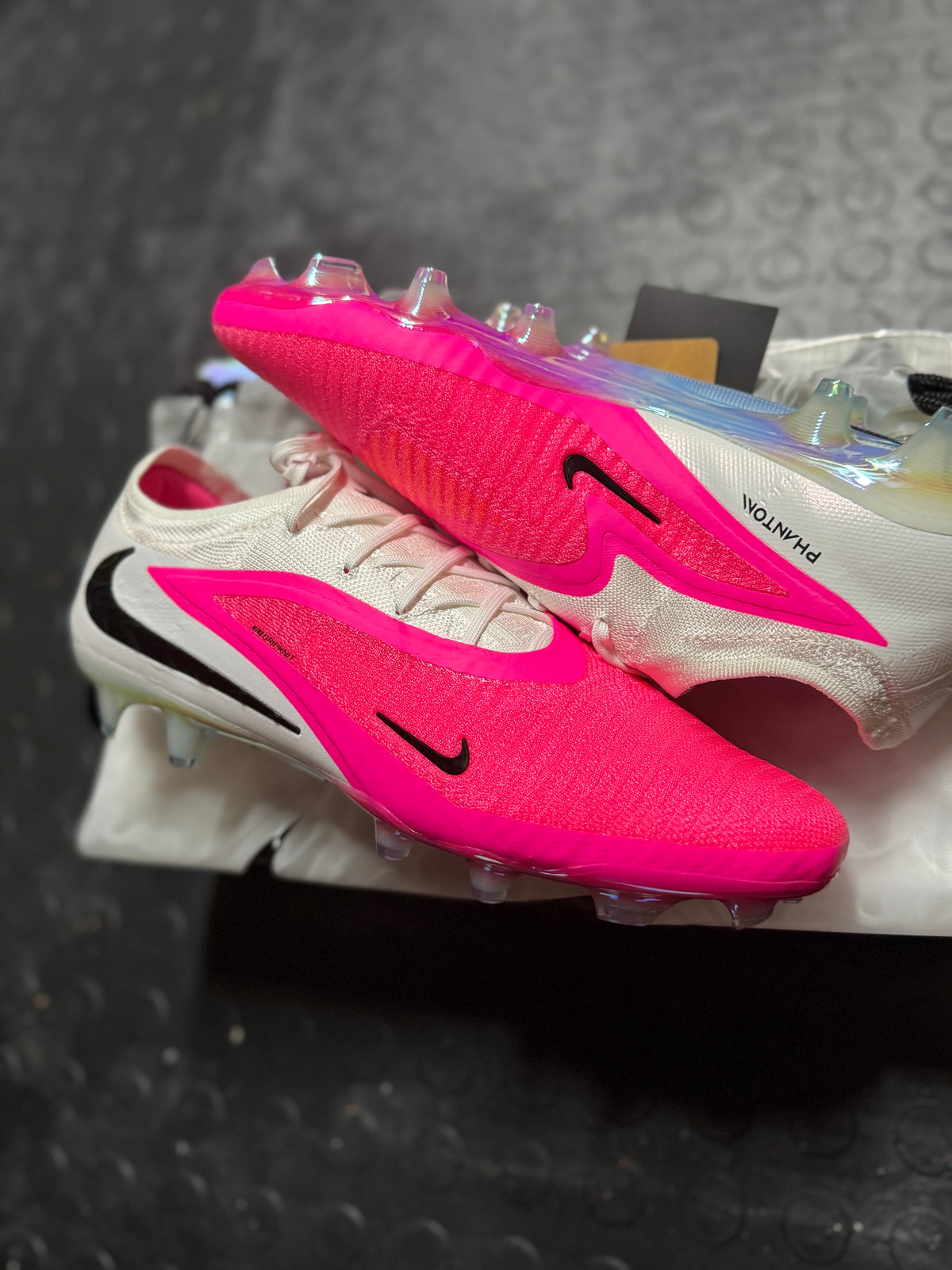 Nike Phantom 6 Elite FG - Pink / White