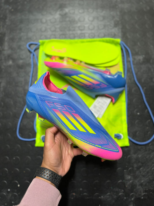 Adidas F50 Elite LL FG - Blue / Pink