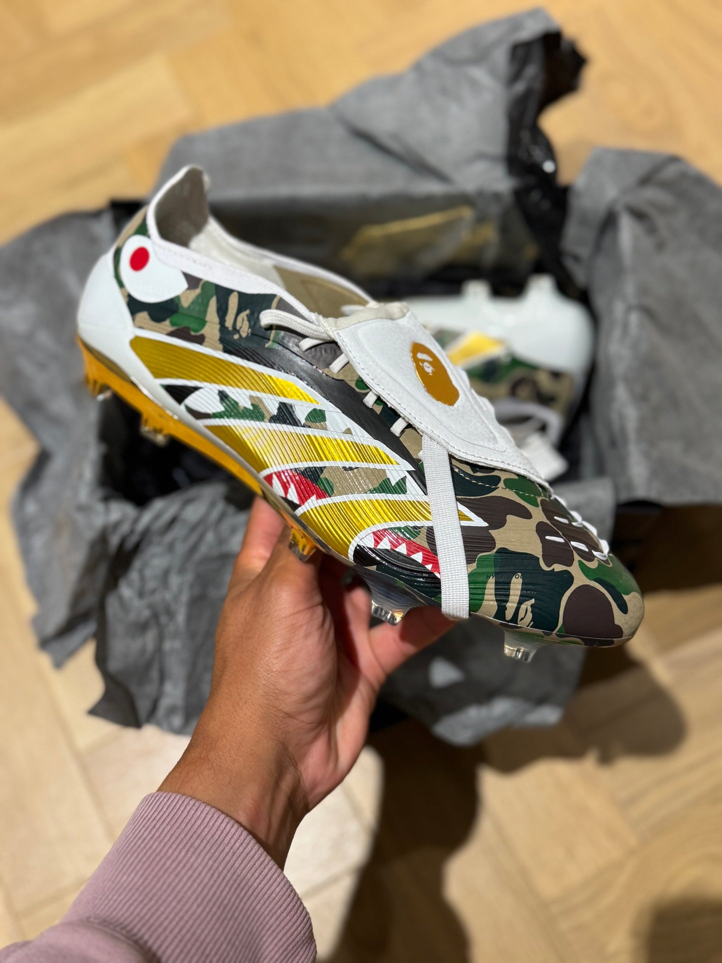 Adidas Predator FT Elite x Bape FG - White / Camo