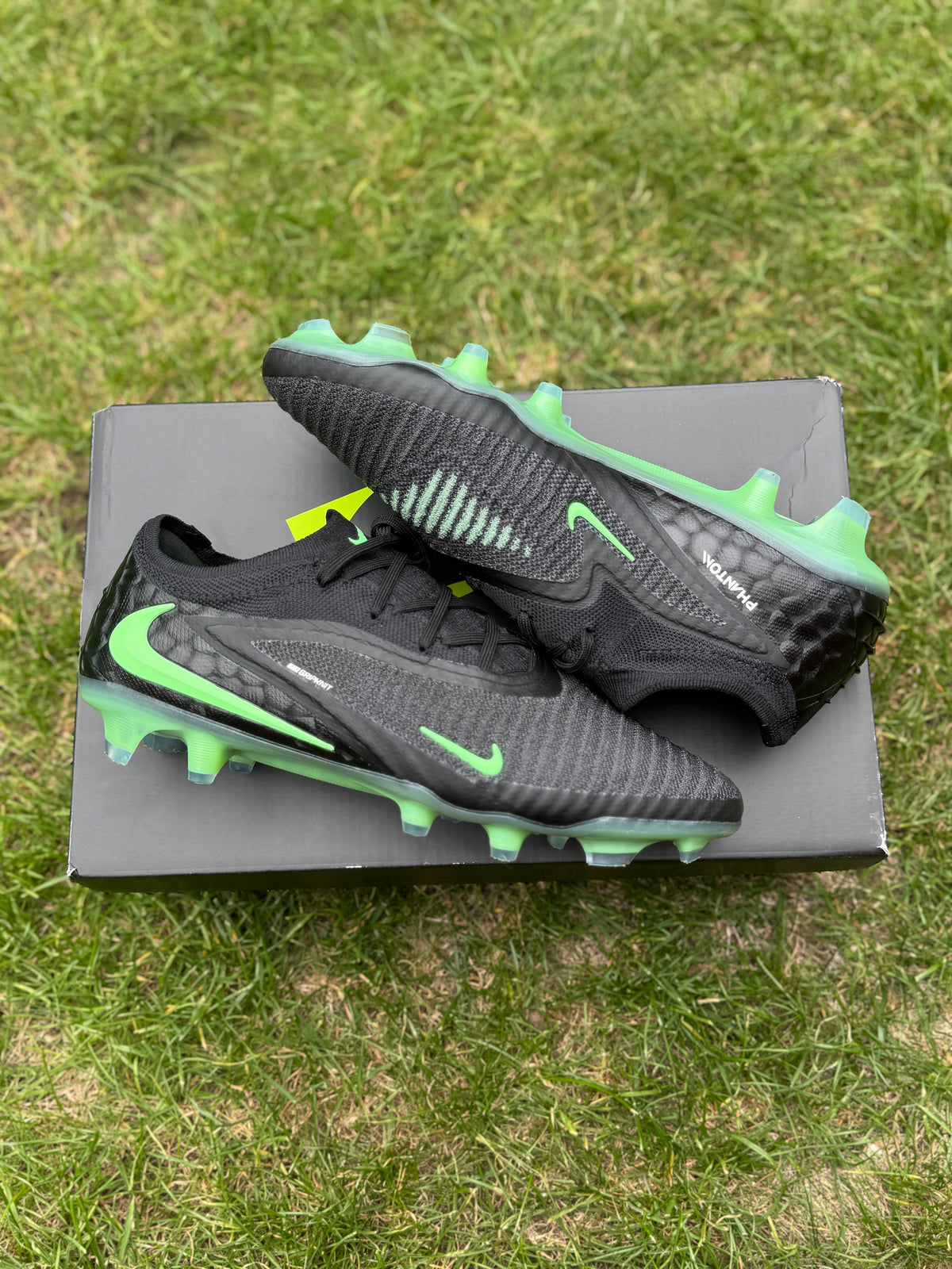 Nike Phantom 6 Elite FG - Black / Green